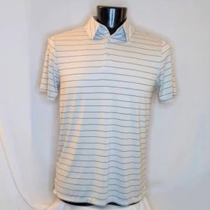 Mens All In Motion Grey Striped Polo. Excellent condition. Medium